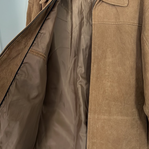 Boston Harbour Tan Leather Coat - Picture 8 of 8